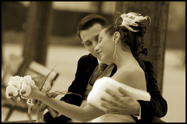 photographe mariage sepia